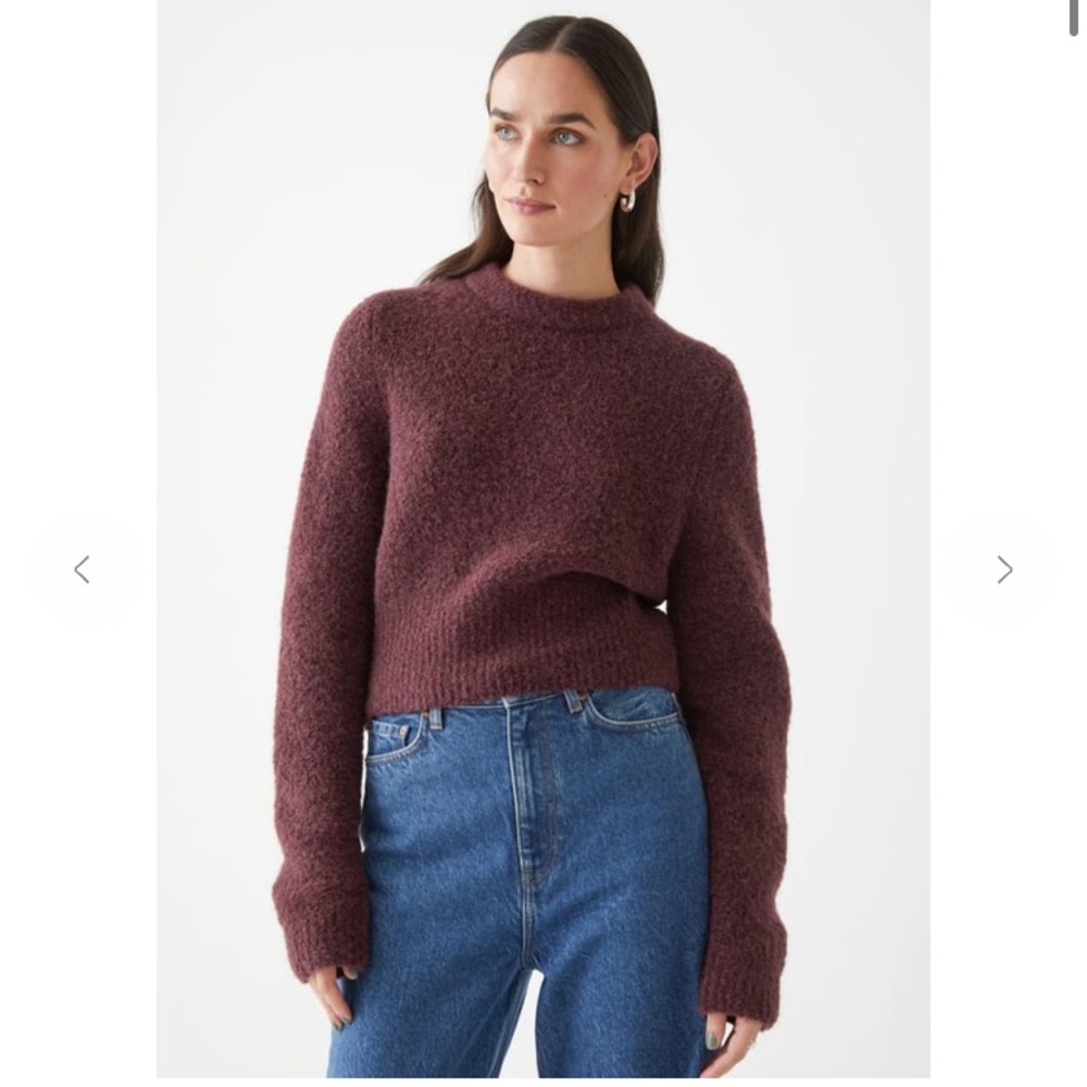 & Other Stories Boxy Alpaca Sweater
